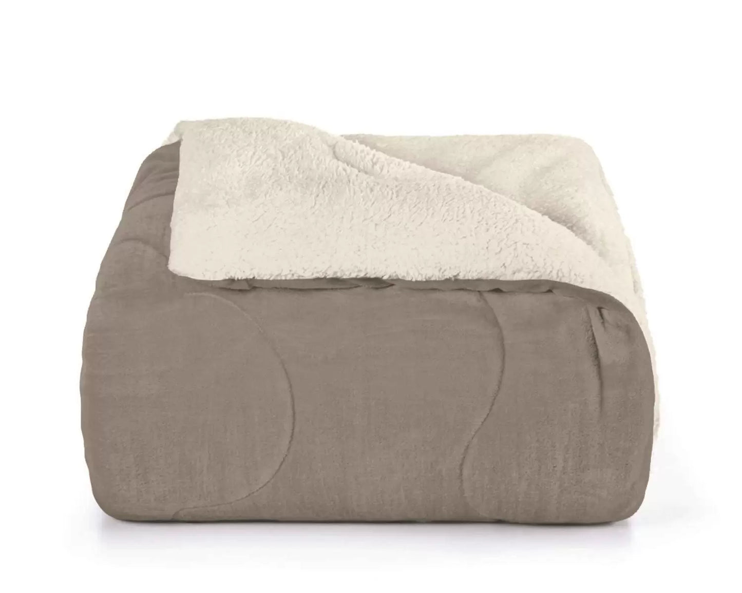 Edredom Plush/Sherpa Liso