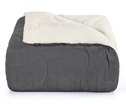 Edredom Plush/Sherpa Liso
