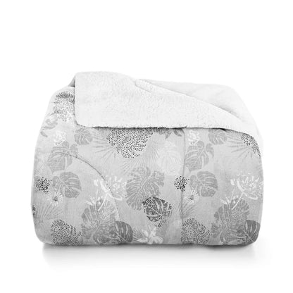 Edredom Plush/Sherpa Liso