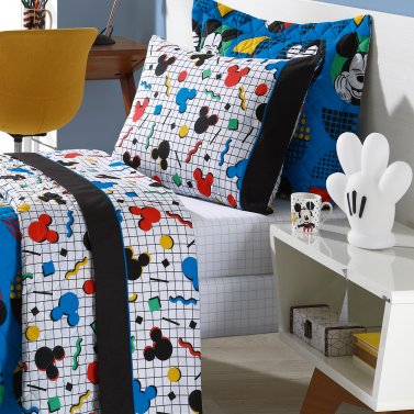 Jogo de Cama Solteiro MICKEY POP